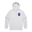 Load image into Gallery viewer, Wolf Varsity Grey Marle Hoodie