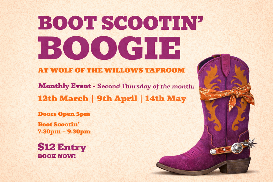 Boot Scootin' Boogie - every second Thursday of the Month
