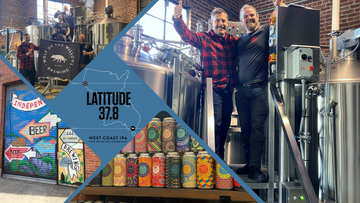 An international brewing collaboration - Latitude 37.8 West Coast IPA