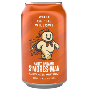 Salted Caramel S'mores-Man Barrel Aged Milk Stout
