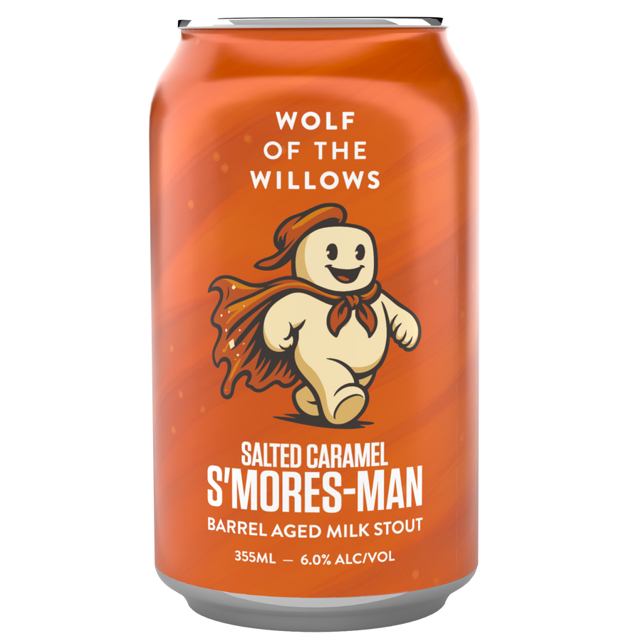 Salted Caramel S'mores-Man Barrel Aged Milk Stout