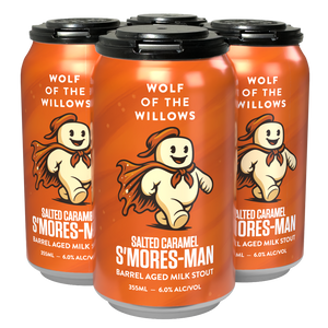 Salted Caramel S'mores-Man Barrel Aged Milk Stout