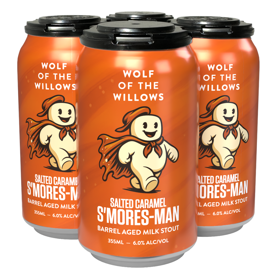 Salted Caramel S'mores-Man Barrel Aged Milk Stout