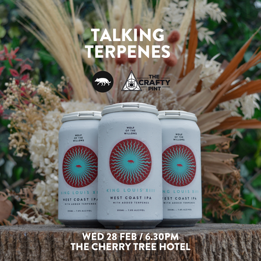 TALKING TERPENES TICKET with Wolf & Crafty Pint - PLEASE KEEP COPY OF ORDER #