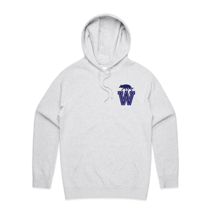 Wolf Varsity Grey Marle Hoodie