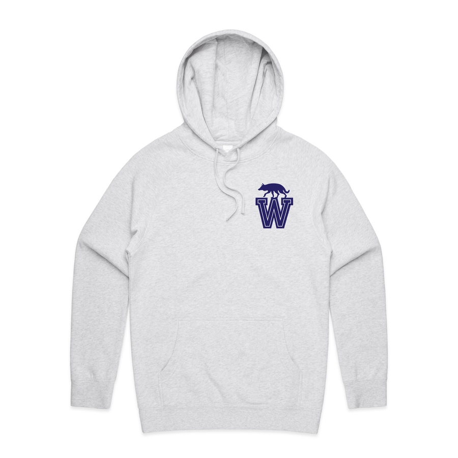 Wolf Varsity Grey Marle Hoodie