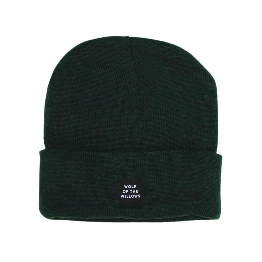 Wolf of the Willows Bottle Green Beanie