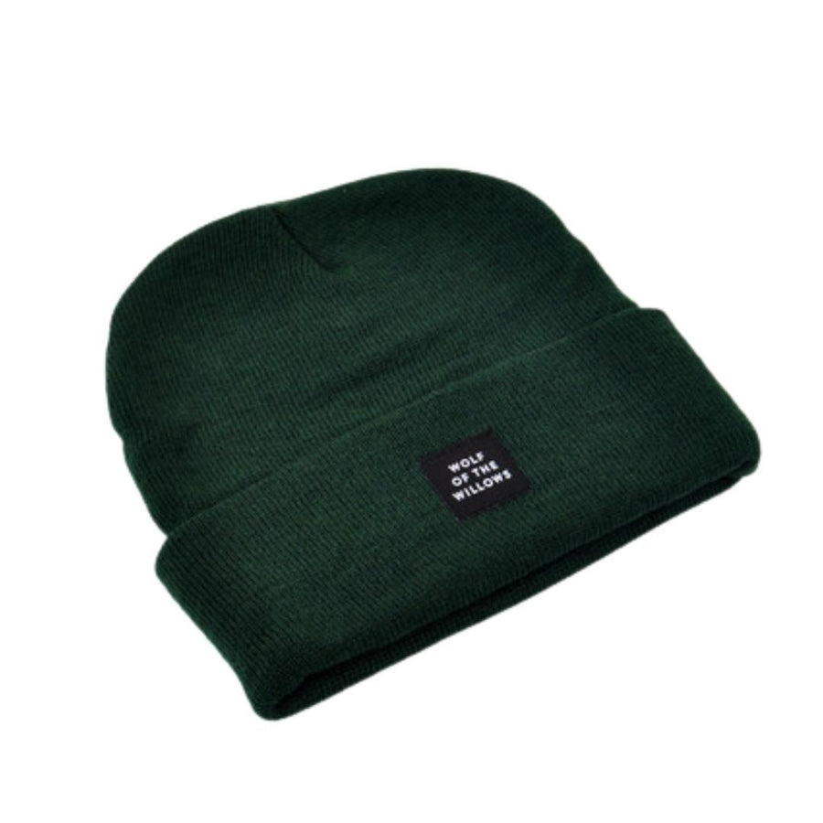 Wolf of the Willows Bottle Green Beanie