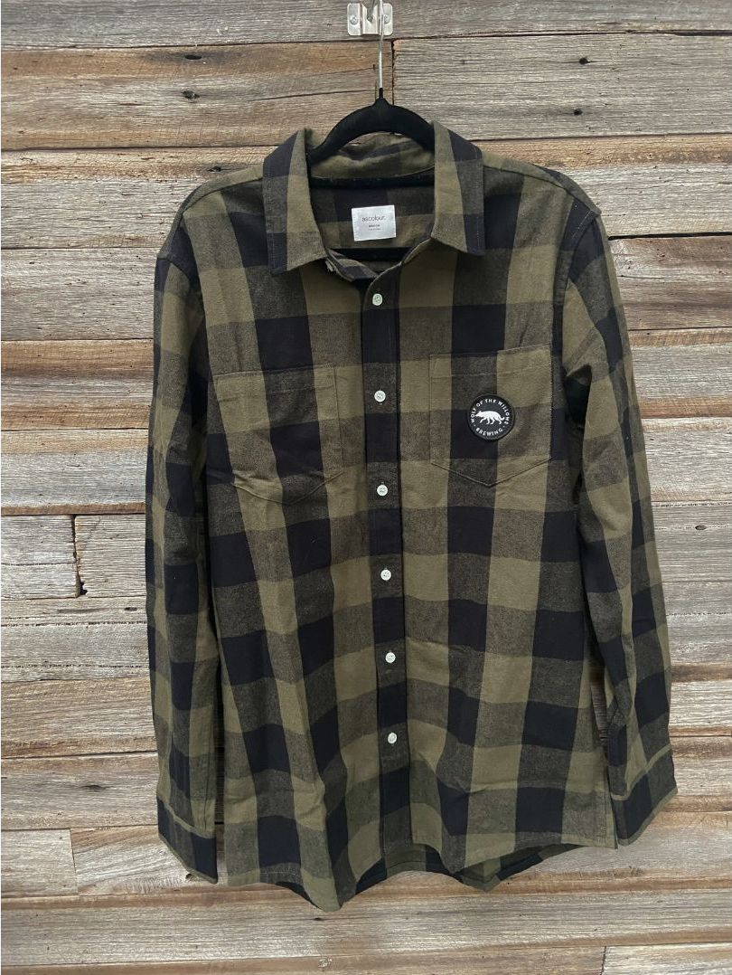 ARMY GREEN Woodsman Designer Flannel Shirts – Wolf of the Willows
